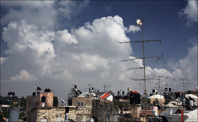 Sky over arabic quarter