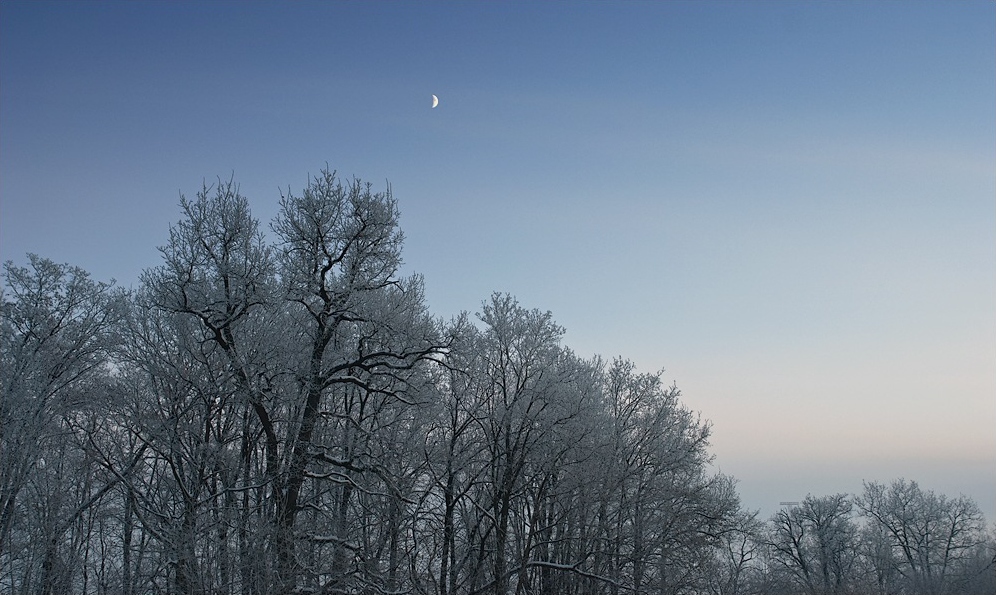 Early moon Early moon