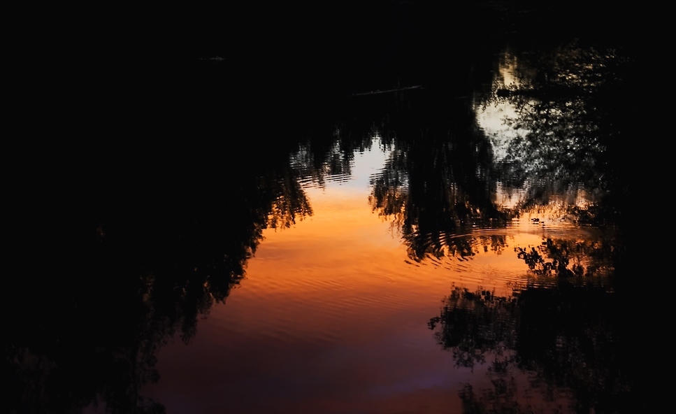 Evening reflection Evening reflection