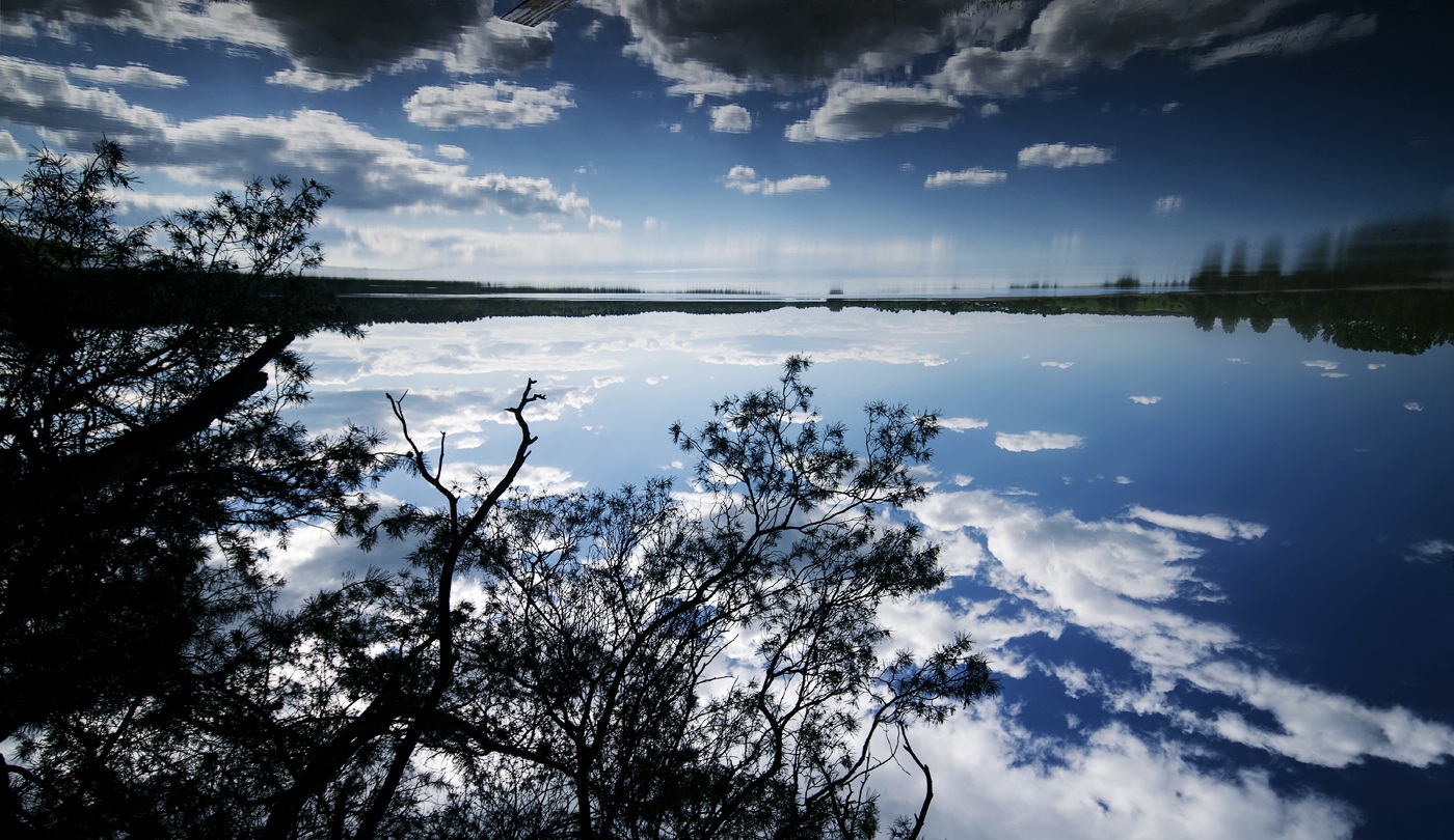 Above blue sky