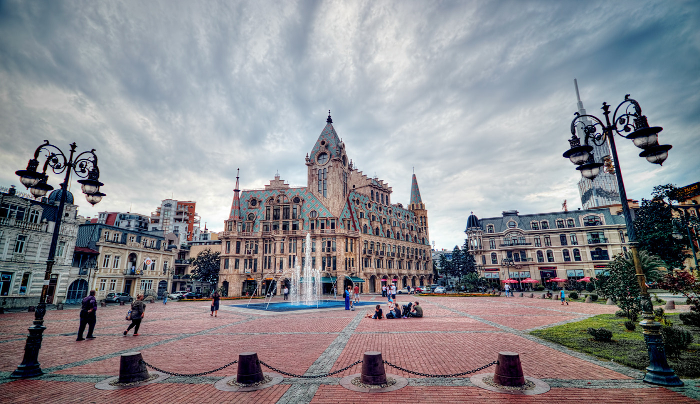 Europe Square, Batumi, Georgia.