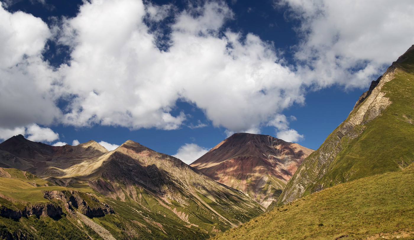 The Caucasian mountains