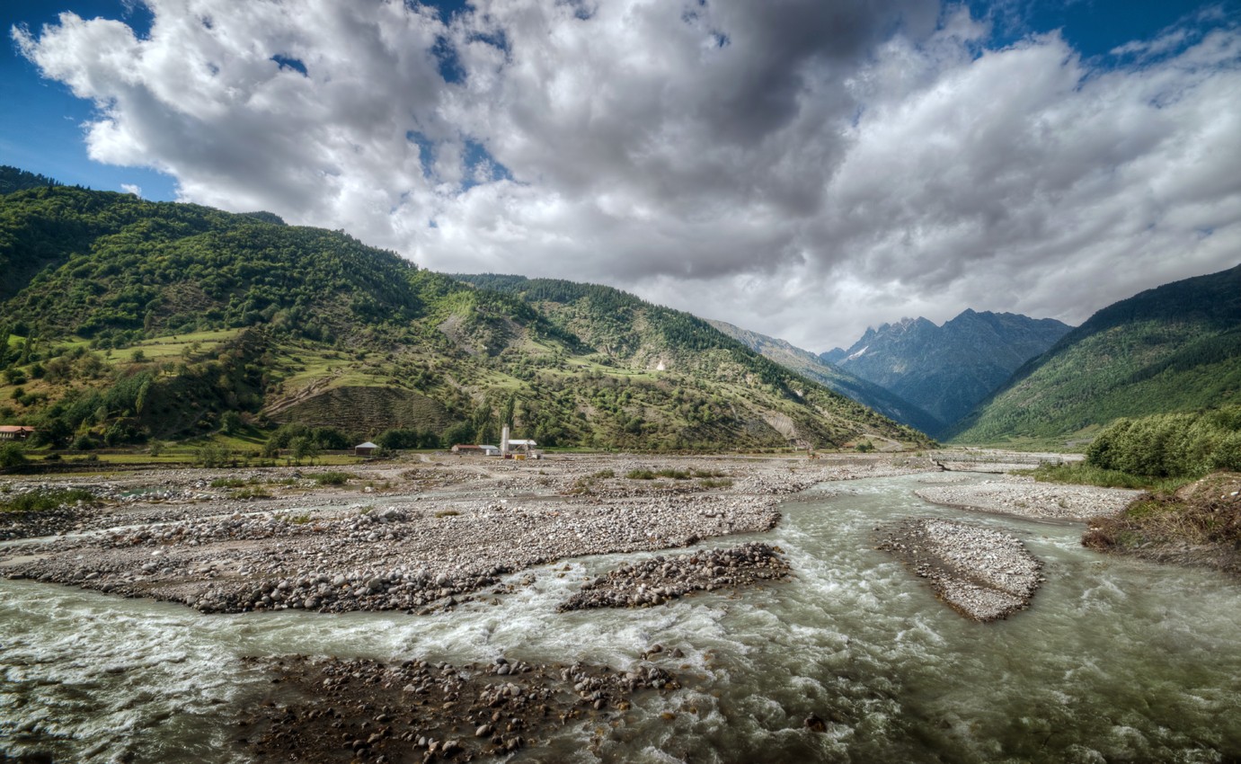Glacial river Glacial river